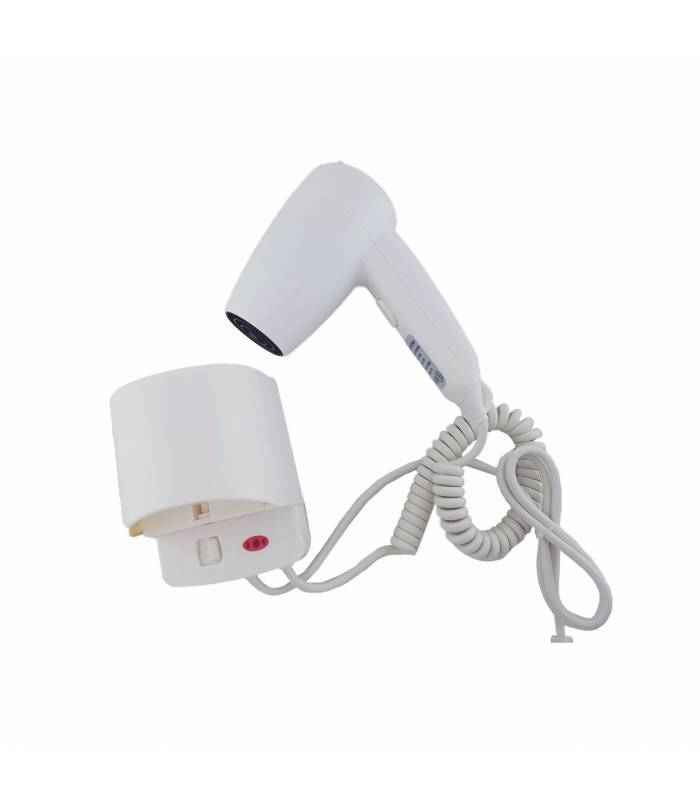 Secador Pelo base pared blanco Basic Secadores Pelo Hotel  LY11000030