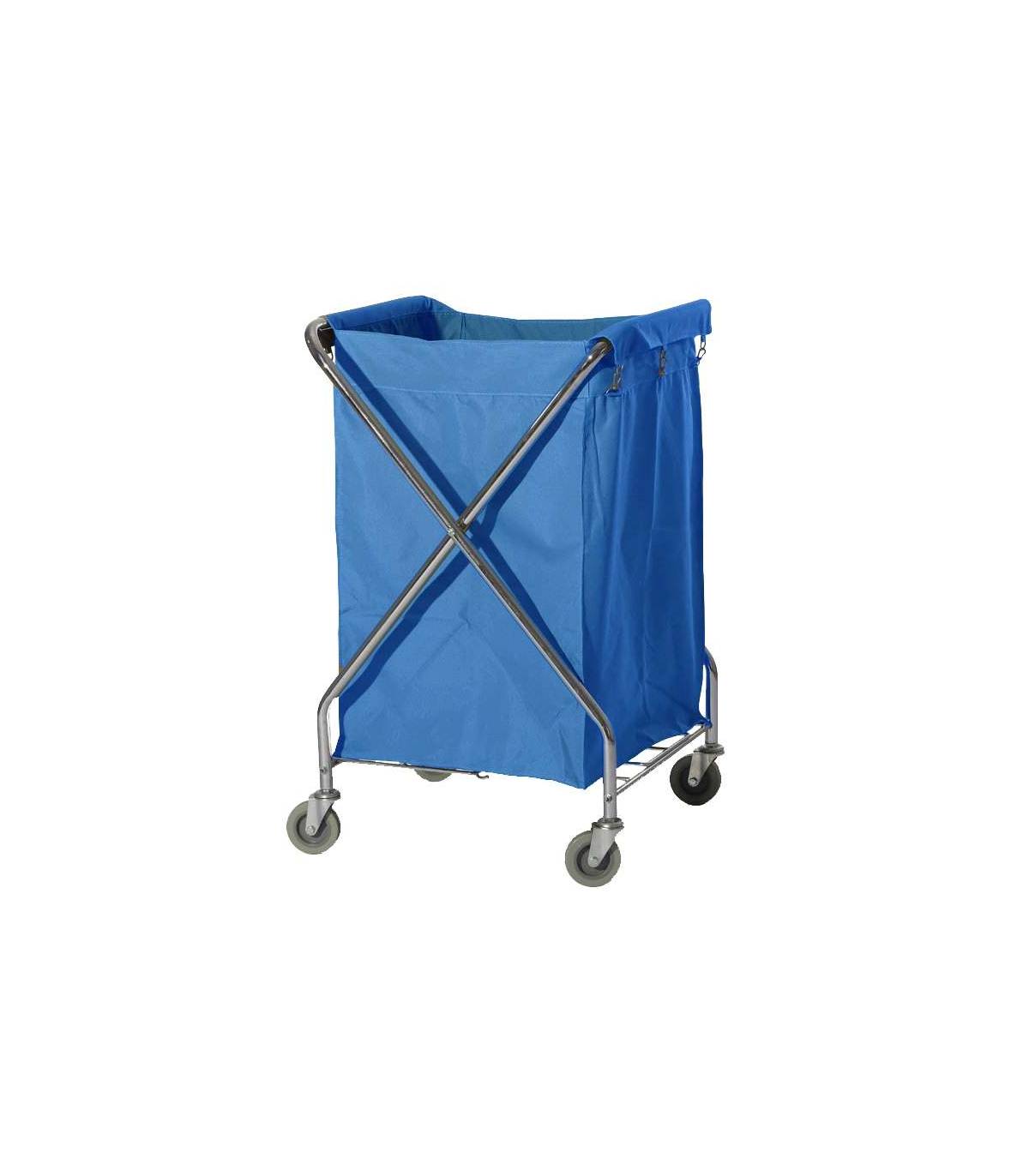 Carro ropa lavandería Cuadrado Azul 215L Carros Lavandería  8157AZ