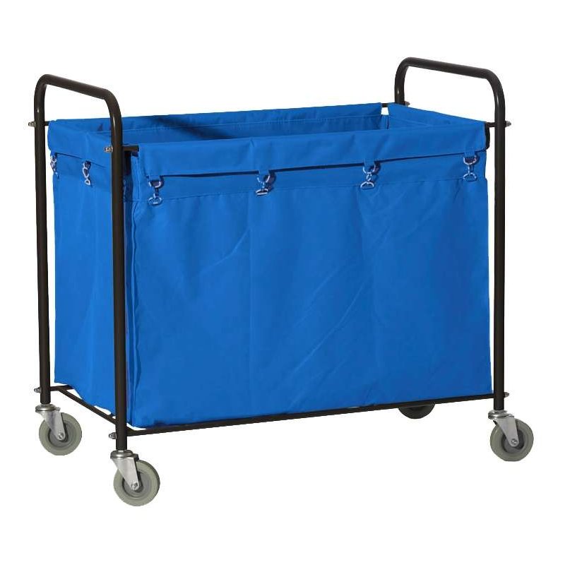 Carro ropa lavandería Rectangular Azul Carros Lavandería  8156AZ
