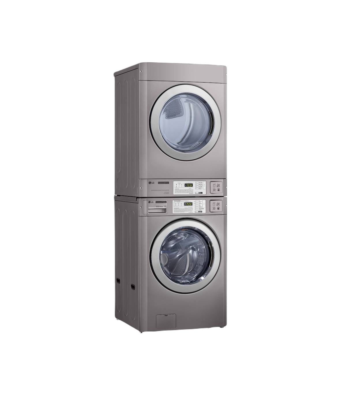 Columna Lavadora y Secadora Eléctrica 11 Kg LG Profesional Giant Lavadoras Profesionales  LG-18502STACK UP/LO