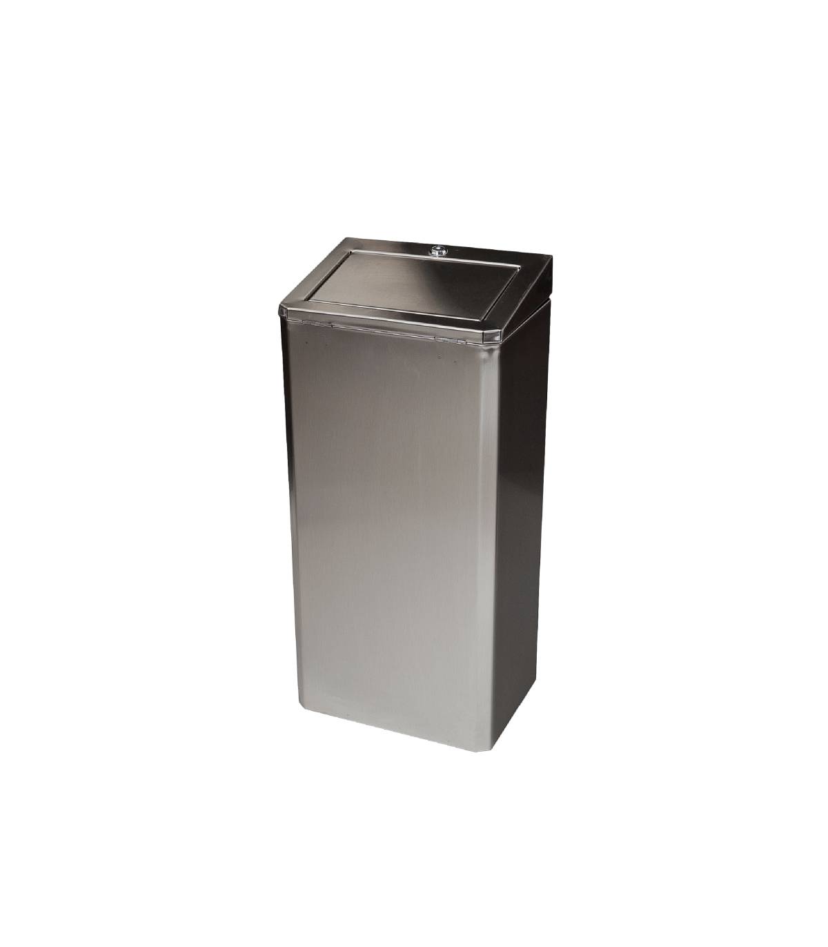 Contenedor Higiénico Compresera Inox tapa abatible 35L Papeleras Aseos Públicos  LY13002280