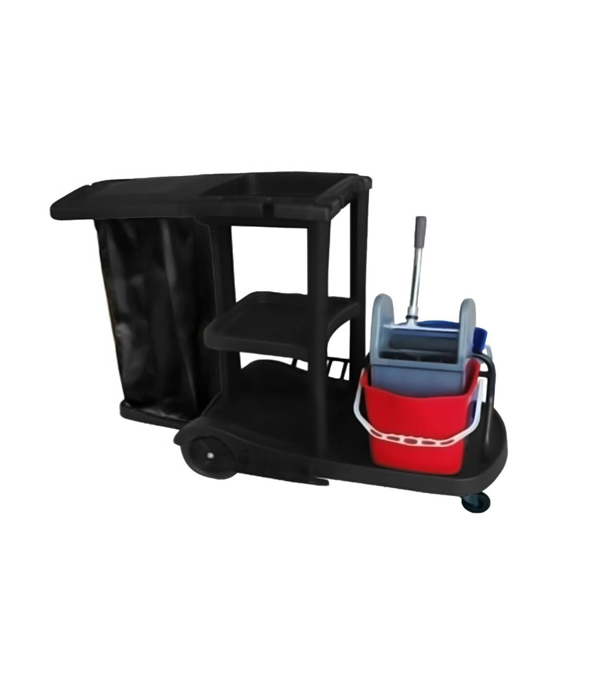 Carro limpieza Azabache con Cubo Doble y Prensa Carros limpieza Simples LYTEC LY10000868