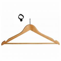 Percha madera con anilla plástico 100 uds Perchas Armario  PC903068-GSAP