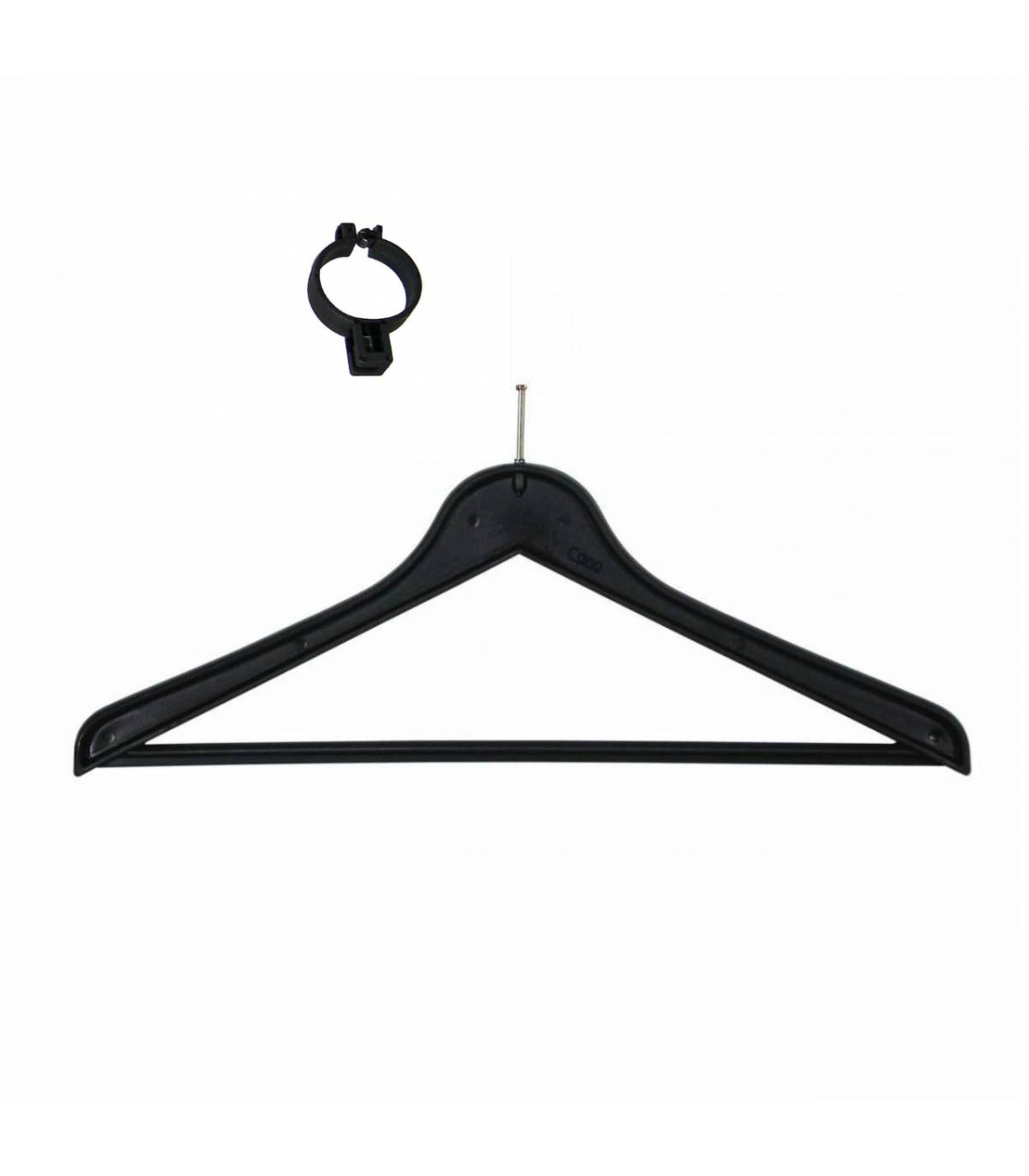 Percha plástico con anilla antirrobo plástico 75 uds Perchas Armario  PC51017-GSAP
