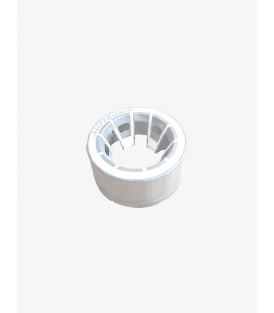 Base Sombrilla Cemento y Resina Blanca con ruedas 40kg Bases de Parasoles CONVA COHSB40