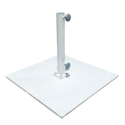 Base Sombrilla Metálica blanca 20kg Bases de Parasoles CONVA BASEMP20