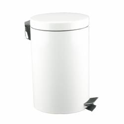 Papelera con pedal Blanco 12L Papeleras con Pedal  LY13002030