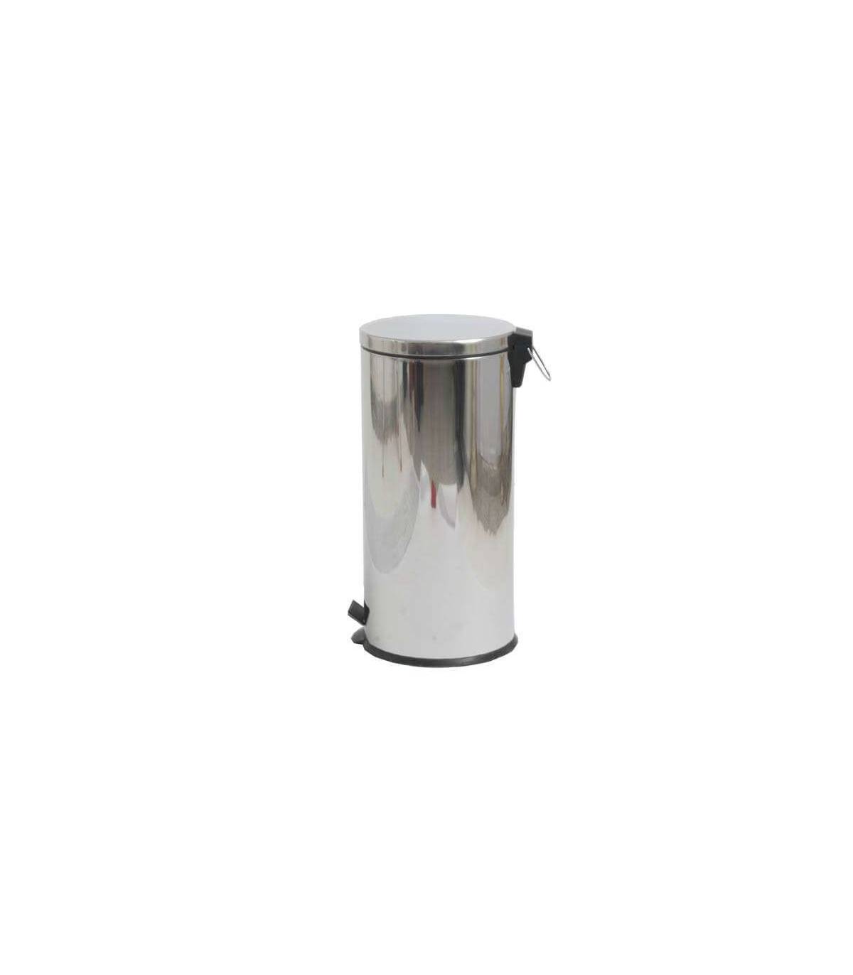 Papelera con pedal Inox brillo 30L Papeleras con Pedal  LY13000328