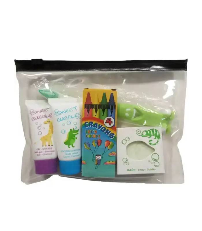 Neceser Baño Infantil Sweet Bubble 50 unds. Set Aseo Personal Geyushi GY-NISB