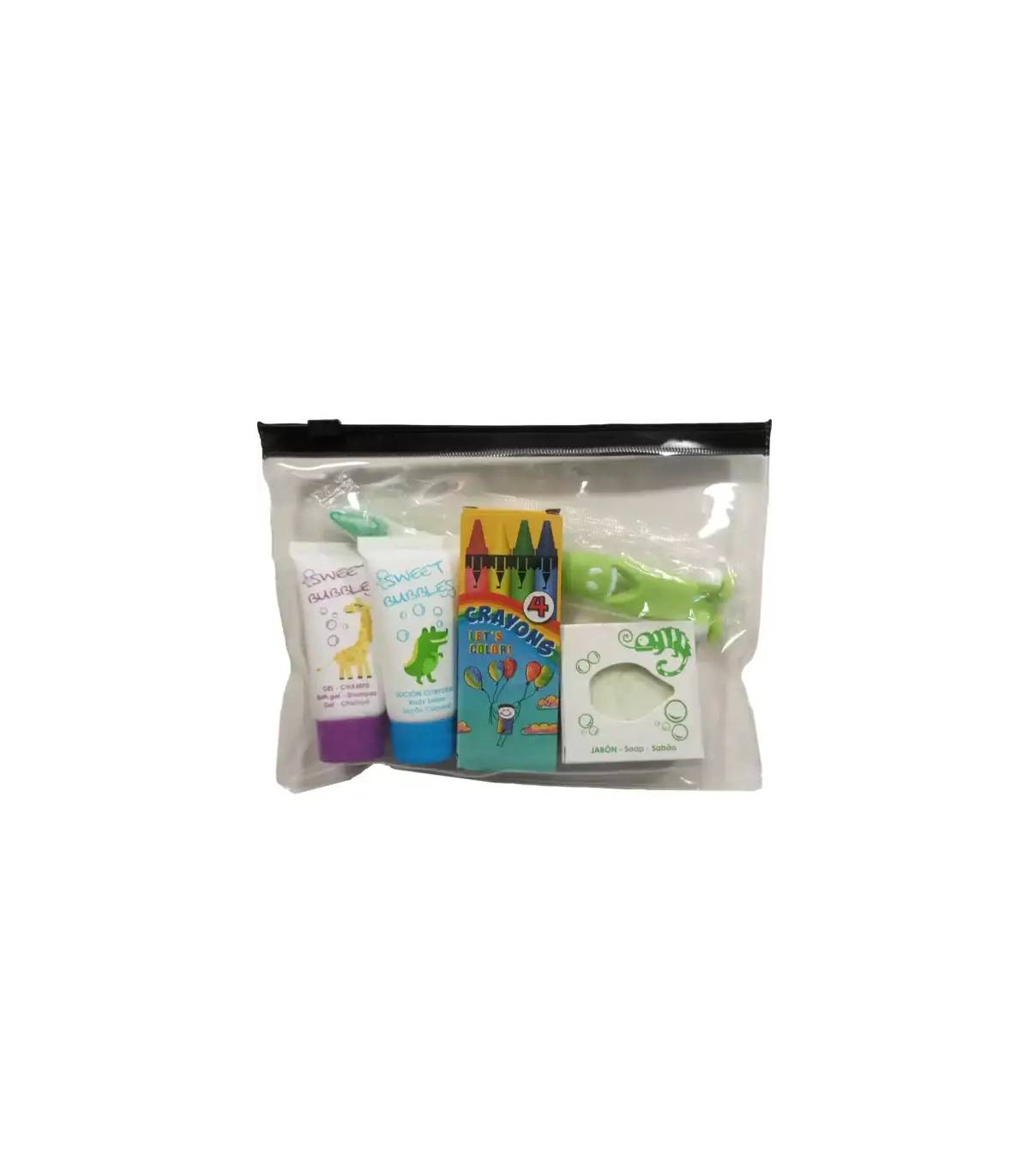 Neceser Baño Infantil Sweet Bubble 50 unds. Set Aseo Personal Geyushi GY-NISB