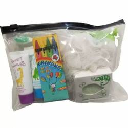 Neceser Baño Infantil con Esponja 50 unds. Set Aseo Personal Geyushi GY-NISBCE