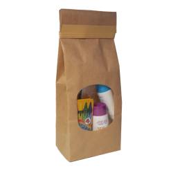 Kit Baño Infantil Sweet Bubble Bolsa Kraft 60 uds Set Aseo Personal Geyushi GY-KISBK