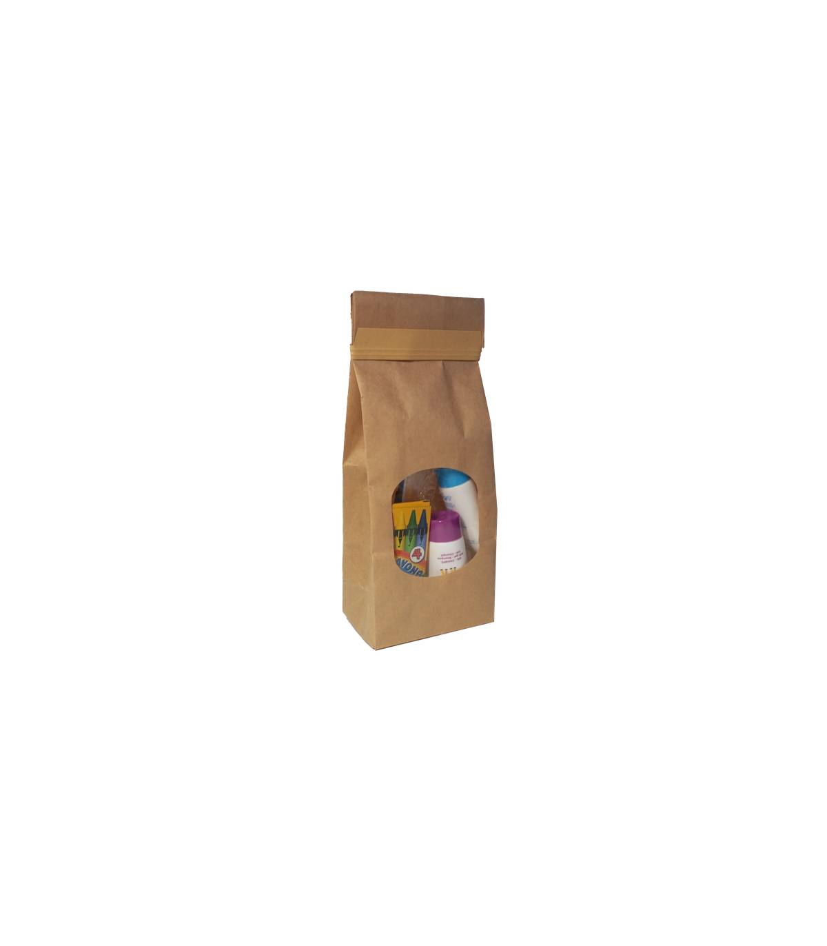 Kit Baño Infantil Sweet Bubble Bolsa Kraft 60 uds Set Aseo Personal Geyushi GY-KISBK