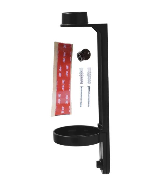 Soporte Dosificador Pared Negro 10 uds Dispensadores y Soportes  GY-SOPNMB