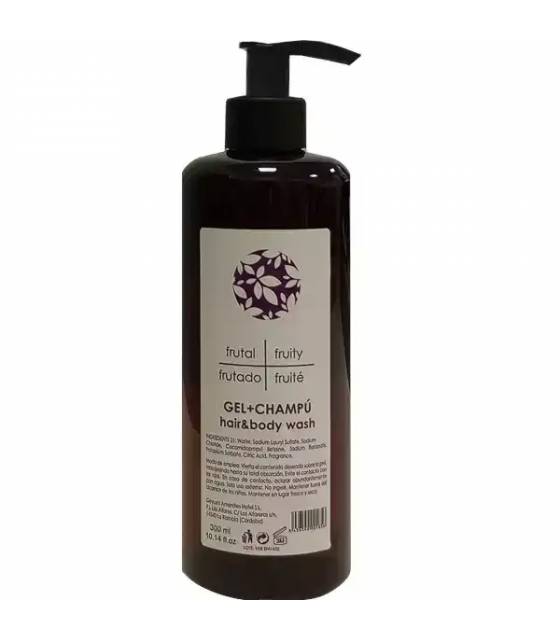 Dosificador Gel & Champú 300ml Ambar 40 uds Gel y Jabón Geyushi GY-BGCHAMB