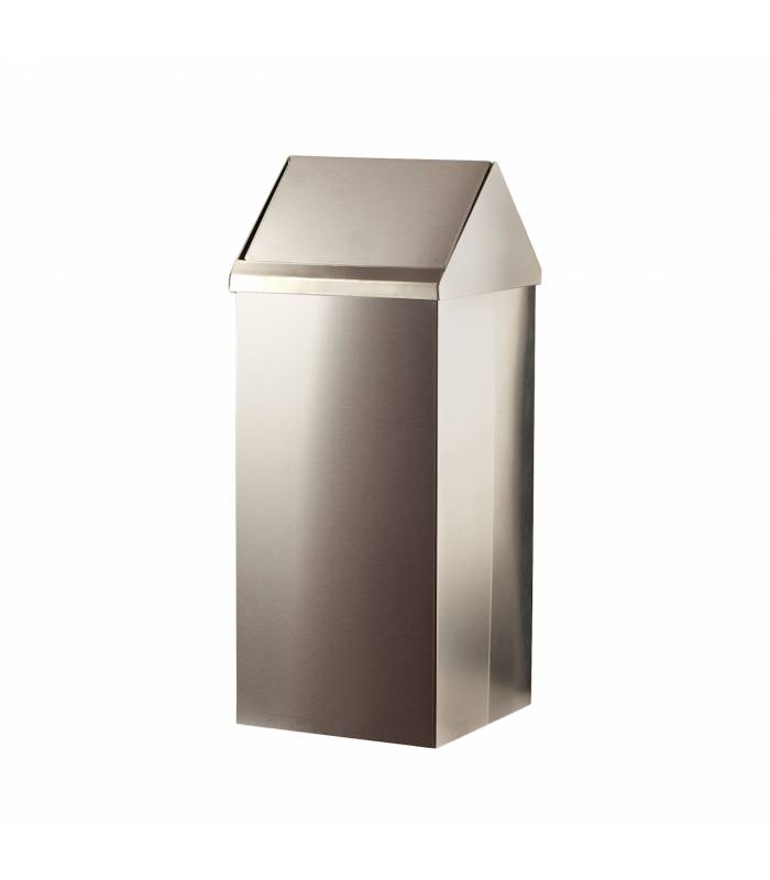 Papelera Cabezal Basculante 70L Inox Satinado Papeleras de Interior  LY13002360