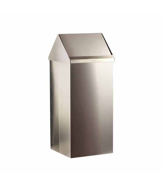 Papelera Cabezal Basculante 100L Inox Satinado Papeleras de Interior  LY13002330