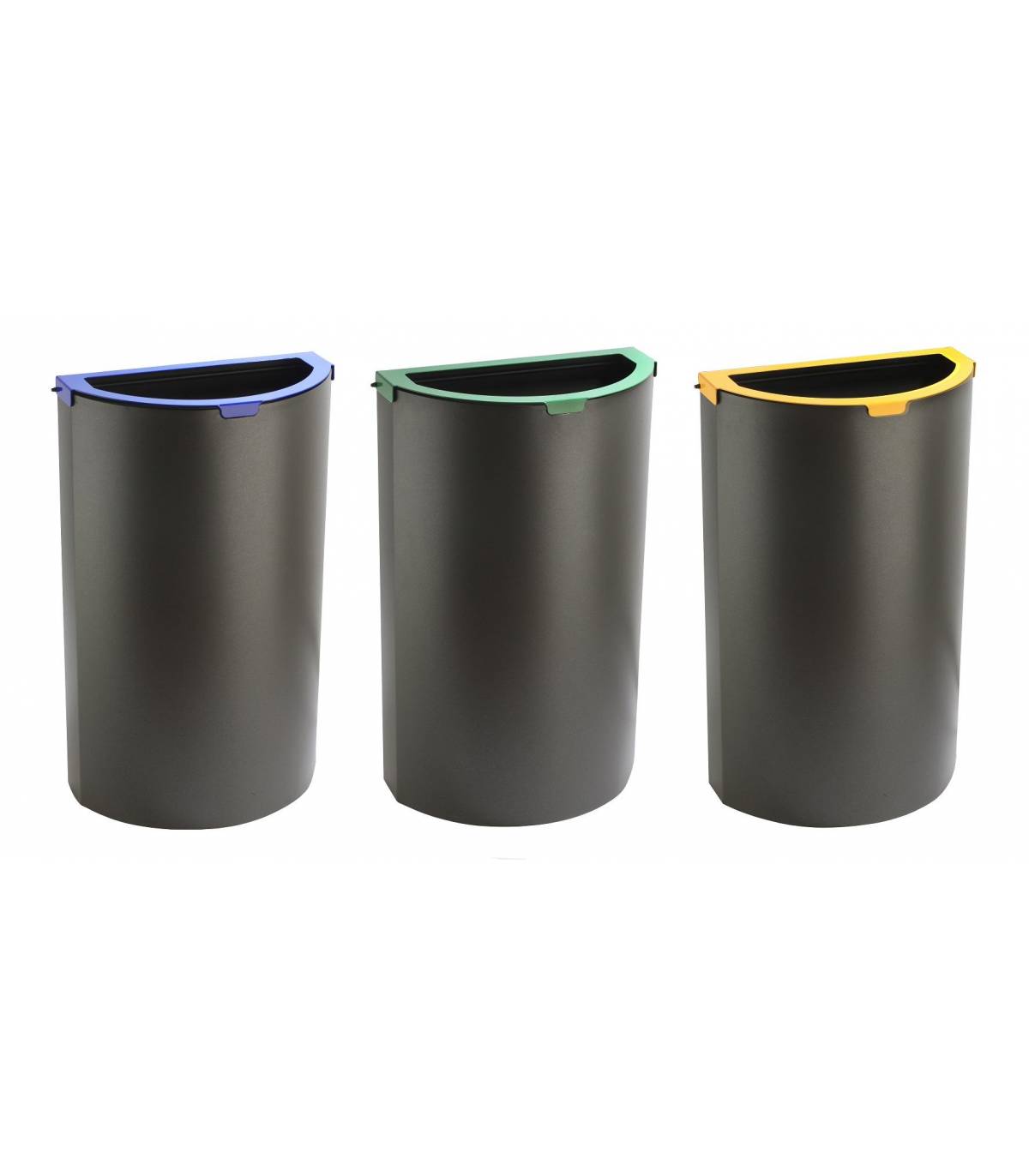 Módulo Papelera reciclaje semicircular 100L Papeleras Clasificación  LY13003030