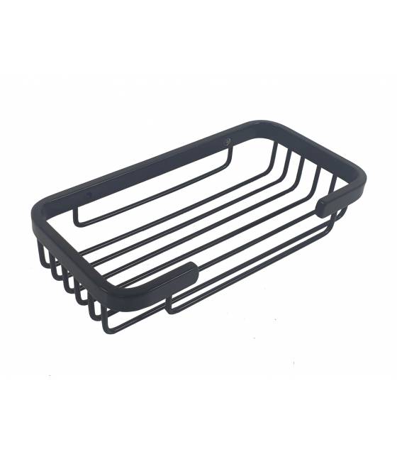Jabonera Ducha rectangular Negro Mate Jaboneras  LY11000288
