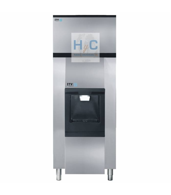 Máquina de Hielo con Dispensador Cubitos ITV Spika Hielo en Cubitos ITV Ice Makers ITV-17200U/19300