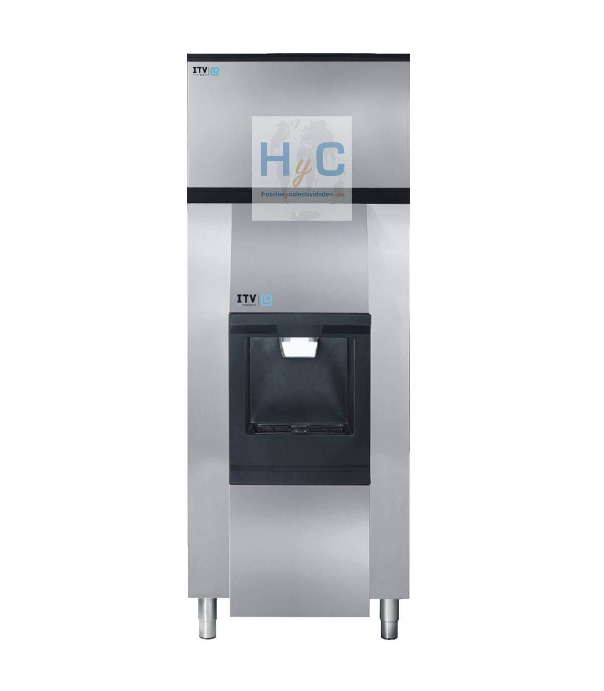 Máquina de Hielo con Dispensador Cubitos ITV Spika Hielo en Cubitos ITV Ice Makers ITV-17200U/19300