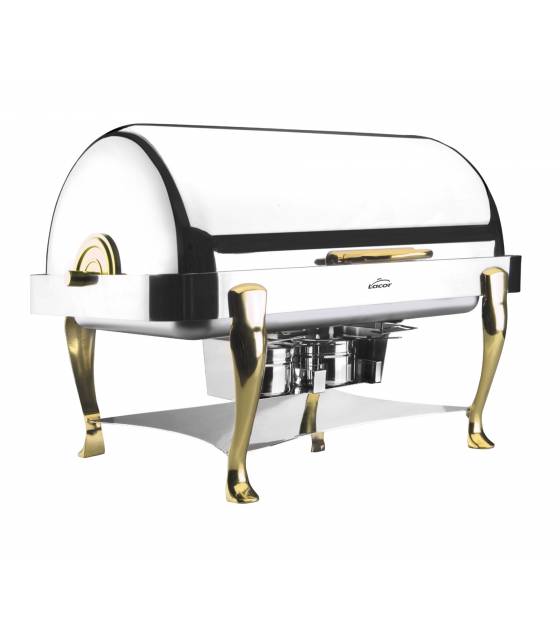 Chafing Dish Roll Top GN 1/1 Latón Chafing Dish LACOR LC-69015