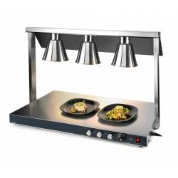 Calentador para buffet Triple Calentadores Buffet LACOR LC-69563