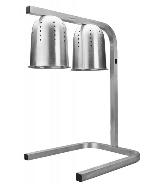 Lámpara Calentamiento Infrarrojos Doble 550W Calentadores Buffet LACOR LC-69061