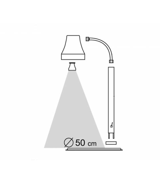 Lámpara Calentamiento Infrarrojos Inox Calentadores Buffet LACOR LC-69263