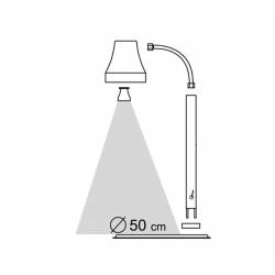Doble Lámpara Calentamiento Infrarrojos Inox Calentadores Buffet LACOR LC-69264