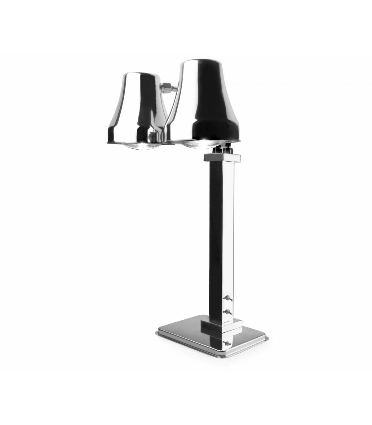 Doble Lámpara Calentamiento Infrarrojos Inox Calentadores Buffet LACOR LC-69264
