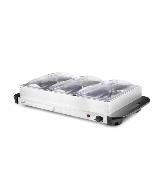 Placa calentadora Buffet con cubetas 3xGN1/3 Calentadores Buffet LACOR LC-69445