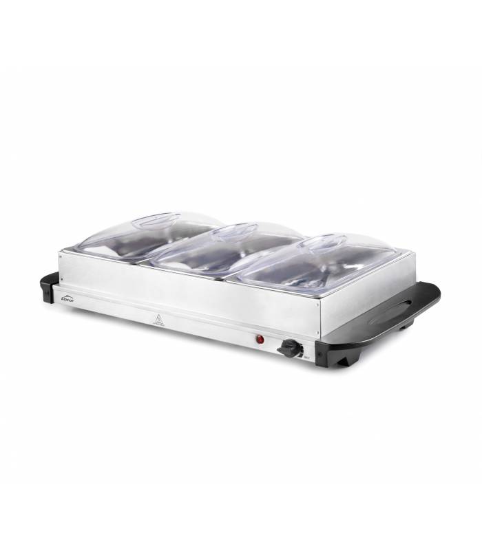 Placa calentadora Buffet con cubetas 3xGN1/3 Calentadores Buffet LACOR LC-69445