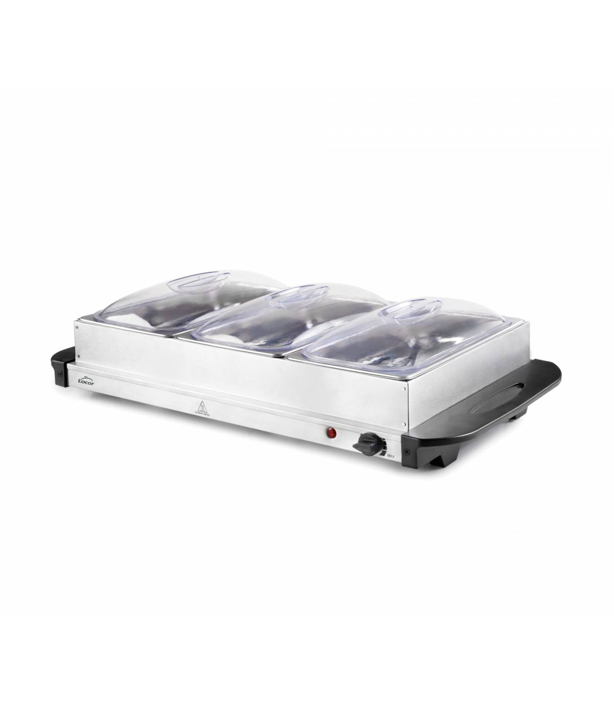 Placa calentadora Buffet con cubetas 3xGN1/3 Calentadores Buffet LACOR LC-69445