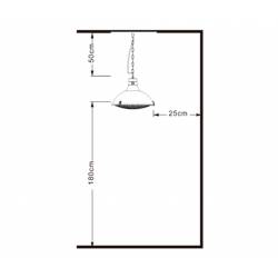 Calefactor colgante de techo Black Calefactores Eléctricos LACOR LC-69422
